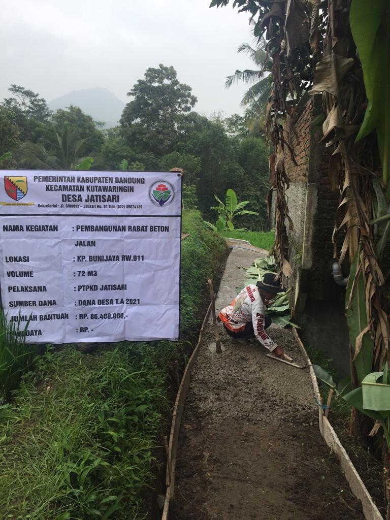 PEMBANGUNAN DESA JATISARI TAHUN 2021